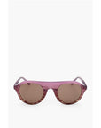 Linda Farrow DRIES VAN NOTEN Aviator Sunglasses with Patterned Frame