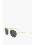 Linda Farrow DRIES VAN NOTEN Aviator Sunglasses with Metal Detail