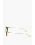 Linda Farrow DRIES VAN NOTEN Aviator Sunglasses with Metal Detail