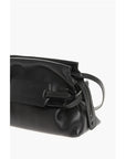 Off-White Solid Color Leather Clutch