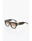 Emmanuelle Khanh Wayfarer Tortoiseshell Sunglasses with Shaded Lenses