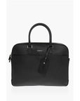 Testoni Saffiano Leather Bag with Double Handle