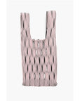 Last Frame Two-Tone Knitted Tote Bag with Cut-Out Details