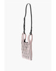Last Frame Two-Tone Knitted Tote Bag with Cut-Out Details