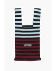 Last Frame Striped Knitted Tote Bag