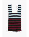 Last Frame Striped Knitted Tote Bag