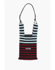 Last Frame Striped Knitted Tote Bag