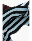 Last Frame Striped Knitted Tote Bag