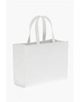 Off-White Leather Printed Tote Bag