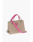 Off-White Quilted Leather JACKHAMMER Tote Bag with Contrasting Details