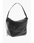 Off-White Solid Color Leather BIKER TIRE Weekend Bag