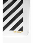 Off-White Leather DIAG HYBRID Tote Bag with Removable Shoulder Strap