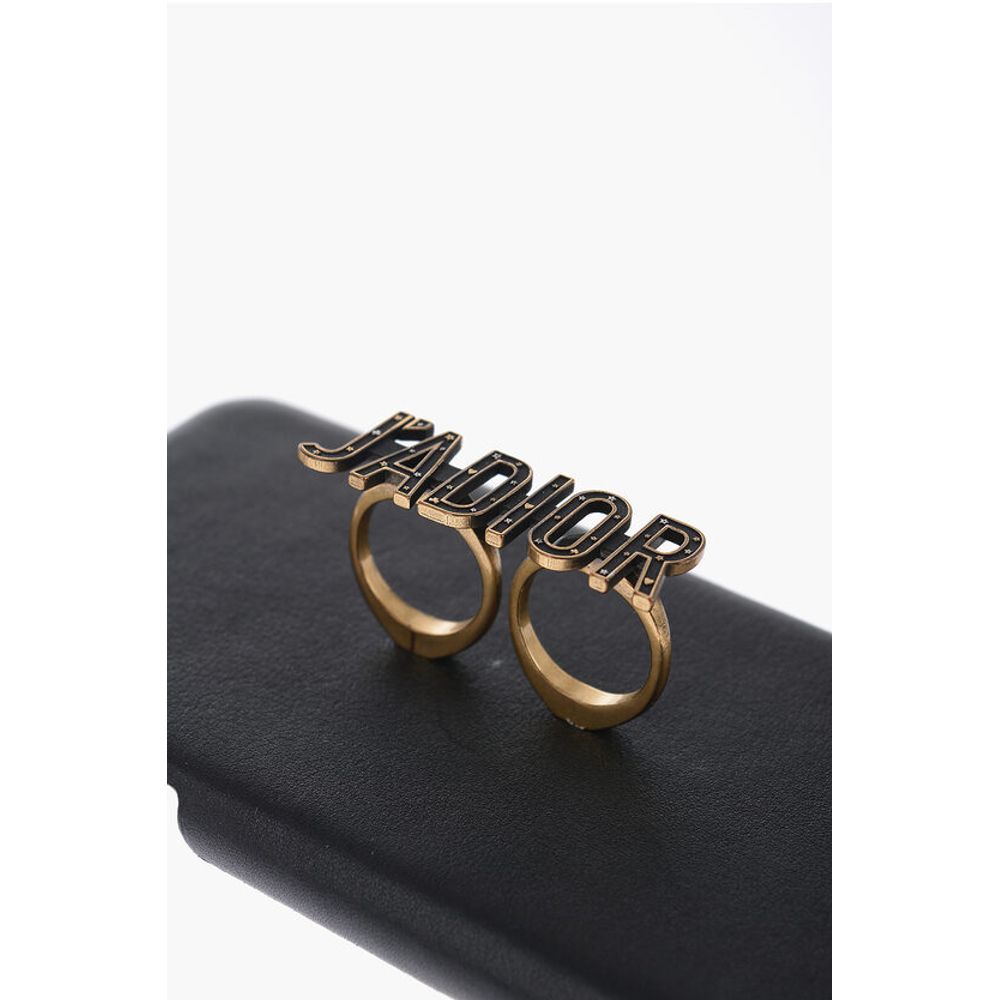 Dior Leather Iphone X/XS J'ADIOR Case with Metal Detail