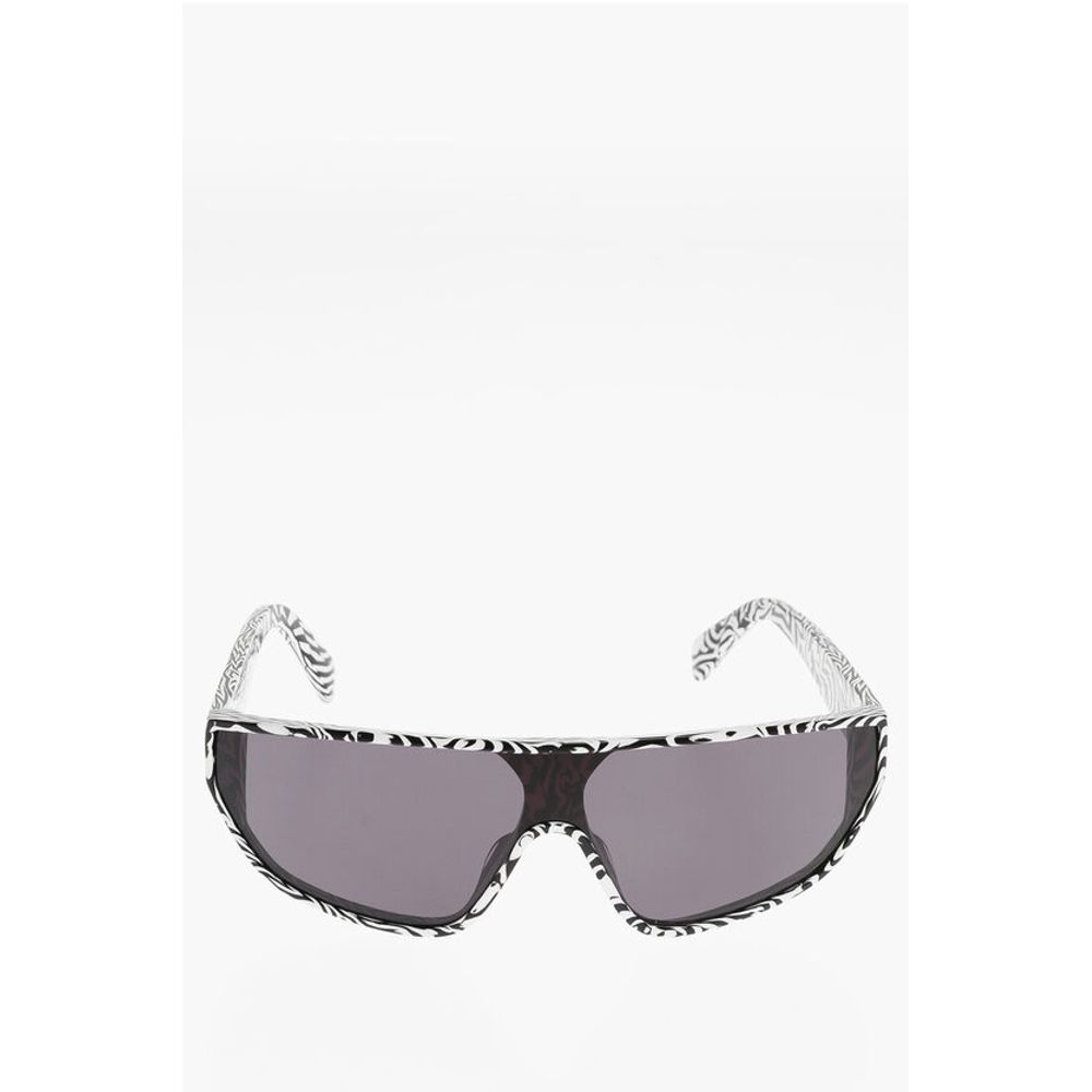 Celine Animal Patterned Frame Shield Sunglasses