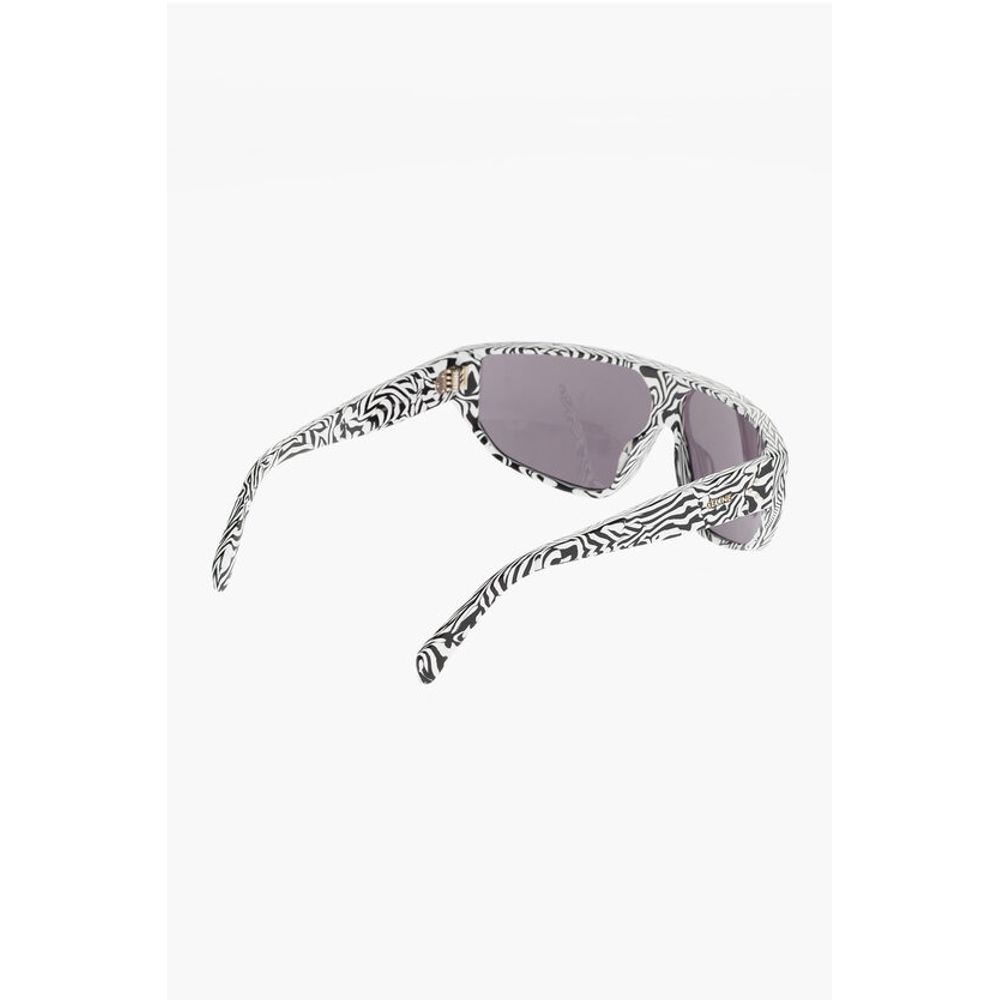Celine Animal Patterned Frame Shield Sunglasses