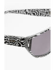 Celine Animal Patterned Frame Shield Sunglasses