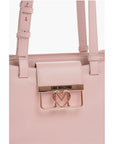 Moschino LOVE 3 Compartment Faux Leather Tote Bag