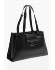 Moschino LOVE 3 Compartment Faux Leather Tote Bag