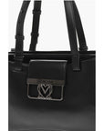 Moschino LOVE 3 Compartment Faux Leather Tote Bag