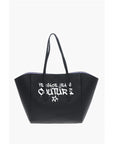 Versace JEANS COUTURE Textured Faux Leather Maxi Tote bag with Clout