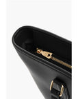 Moschino LOVE Faux Leather Tote Bag with Golden Embossed Maxi Logo