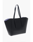 Versace JEANS COUTURE Textured Faux Leather Maxi Tote bag with Clout