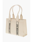 Moschino LOVE MOSCHINO Faux Leather Tote Bag with Logoed Bands
