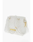Moschino LOVE Quilted Textured faux Leather with a LM Logo