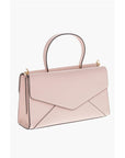 Moschino LOVE Faux Leather Envelope Bag with Removable Shoulder Strap