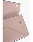 Moschino LOVE Faux Leather Envelope Bag with Removable Shoulder Strap