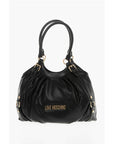 Moschino LOVE MOSCHINO Faux Leather Bucket Bag with Golden Details