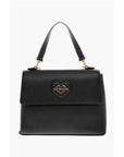 Moschino LOVE MOSCHINO Saffiano Faux Leather Hande Bag with Removable