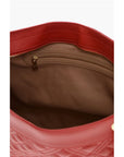 Moschino LOVE Quilted Tote Bag with Golden Chain