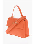 Moschino LOVE Saffiano Faux Leather Hande Bag with Removable Shoulder