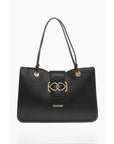Moschino LOVE MOSCHINO Faux Leather Tote Bag with Golden Closure
