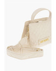 Moschino LOVE Quilted Faux Leather Bag with Removable Shoulder Strap