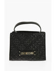 Moschino LOVE Quilted Faux Leather Bag with Removable Shoulder Strap