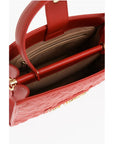 Moschino LOVE Quilted Faux Leather Bag with Removable Shoulder Strap
