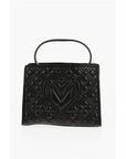 Moschino LOVE Quilted Faux Leather Bag with Removable Shoulder Strap
