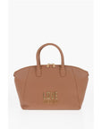 Moschino LOVE Faux Leather Tote Bag with Golden Logo