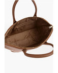 Moschino LOVE Faux Leather Tote Bag with Golden Logo
