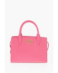 Moschino LOVE Solid Color Tote Bag with Golden Logo