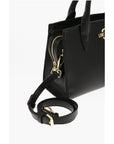 Moschino LOVE Solid Color Tote Bag with Golden Logo