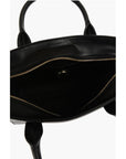 Moschino LOVE Solid Color Tote Bag with Golden Logo