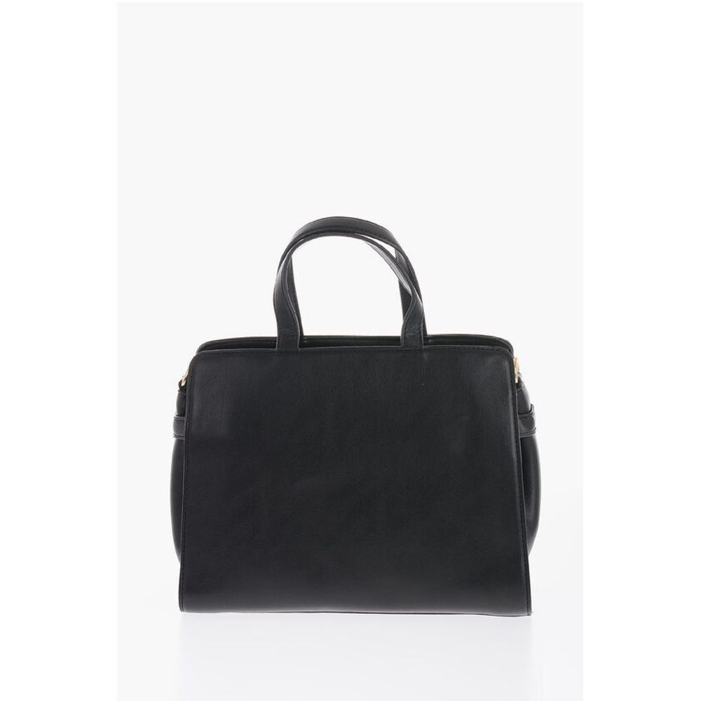 Versace JEANS COUTURE Faux Leather Handbag with Golden Buckle