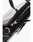 Versace JEANS COUTURE Faux Leather Handbag with Golden Buckle