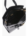 Versace JEANS COUTURE Faux Leather Handbag with Golden Buckle