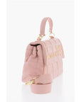 Moschino LOVE Quilted Faux Leather Bag with Golden Logo