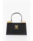 Moschino LOVE 2 Compartment Faux Leather Handle Bag with Removable Sh