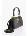 Moschino LOVE 2 Compartment Faux Leather Handle Bag with Removable Sh